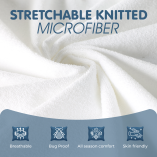 3 PLE-KNG-001-WHT (Teery Pillow Encasement)