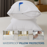 4 PLE-KNG-001-WHT (Teery Pillow Encasement)