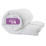 Pack 4 LIN-CFL-016-WHT(Full Comforters 250 GSM)