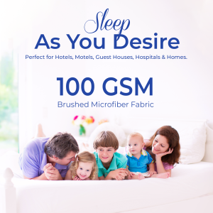 Premium Brushed Microfiber Fitted Sheet by FreeStand Threads+