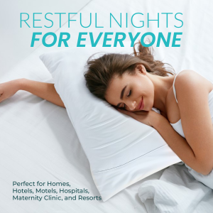 Soft Brushed Microfiber Pillowcases by FreeStand Threads+ (King / White)