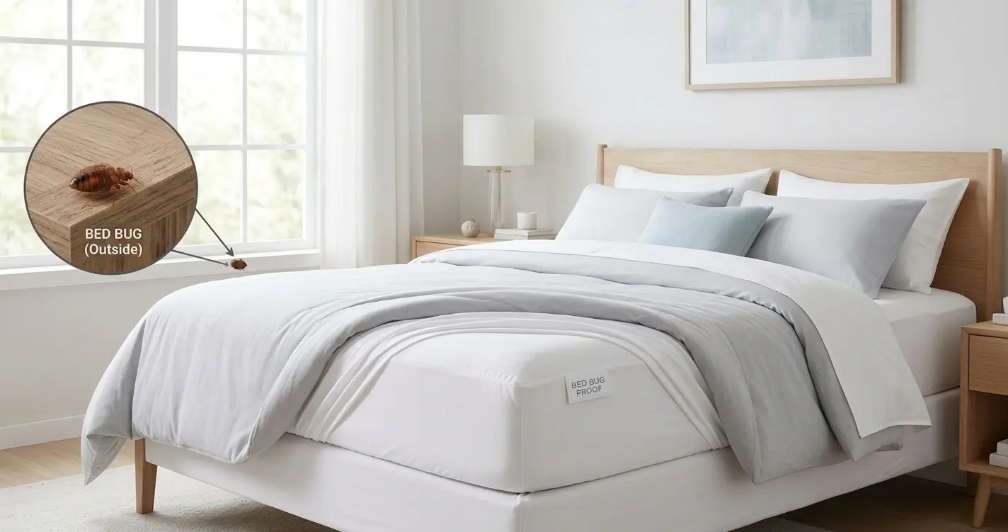 bed bug mattress and box spring mattress encasements by threads plus